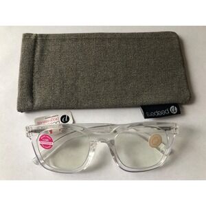 New To The Max Clear Peepers Progressive blue light filter readers +1.50 & case